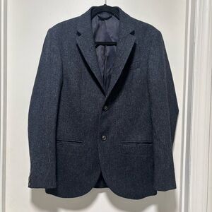 Jack Willis MOON wool Blazer size small blue preppy academia